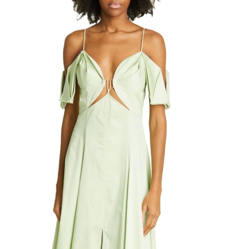 Cult Gaia Dina Dress in Jade